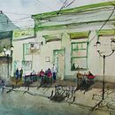 Los Angelitos. Arquitetura, Paisagismo, Pintura, e Pintura em aquarela projeto de José Augusto Pederiva - 29.02.2020