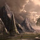 Mi Proyecto del curso: Matte Painting: creando mundos fotorrealistas Shadow of the Colossus. Digital Illustration project by andresmena162 - 03.01.2020
