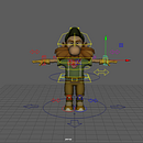 My project in Advanced Techniques for Rigging and Deformation course. 3D projeto de Jeff Chen - 01.03.2020