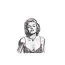 Marilyn, hecho con Procreate. Un proyecto de Dibujo realista de Julian Santone - 03.03.2020