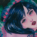 Un cuenco lleno de pensamientos retorcidos. Un proyecto de Dibujo, Dibujo artístico, Ilustración tradicional, Pintura a la acuarela y Pintura acrílica de Alicia Sandoval - 15.03.2019