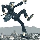 Descubriendo Granada. Artes plásticas, Comic, Design, Design de personagens, Ilustração tradicional, Ilustração digital e Ilustração infantil projeto de Ibán Sierra Caballero - 04.03.2020