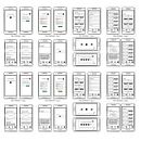 Wireframe app web entretenimiento. Un proyecto de UX / UI de Beatriz Lerones Losilla - 01.01.2020