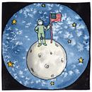 Ilustrações para trabalho sobre a lua. Un progetto di Pittura ad acquerello di Ana Costa - 05.03.2020