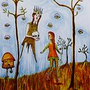 "VASALISSA LA SABIA" Capacidad Instintiva en la Mujer.. Ilustração tradicional projeto de Isabel Lopera Muñoz - 05.03.2020