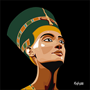 Nefertiti. Creativit, and Traditional illustration project by Camila Emeline Gallardo Sáez - 03.07.2020