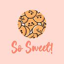 So Sweet! (Ilustraciones localizadas y patrones). Pattern Design, Traditional illustration, Fashion Design, Printing, and Business project by Natalia Gomez - 03.06.2020