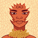 Participación en la dinamica de creativas:una chica infinita en vectores . Een project van Vectorillustratie van Angel Lemonik - 18.03.2020