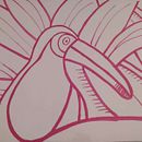 Mural tropical inspirado en Leona Rose. Painting project by Viviana Riascos Cataño - 12.16.2019