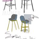 Sketch Muner taburete. Un progetto di Bozzetti e Design di Laura De Francisco Pascual - 18.03.2020