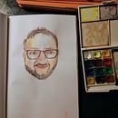 Mi Proyecto del curso: Cuaderno de retratos en acuarela . Menggambar Potret proyek oleh edo_veraf - 03.18.2020