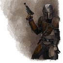 The Mandalorian fanart . % Oscar Merling Conde tarafından hazırlanan Dijital İllüstras, Ve on projesi - 03.18.2020