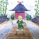 Mi Proyecto del curso: Ilustración en acuarela con influencia japonesa Ein Projekt aus dem Bereich Bleistiftzeichnung, Malerei und Aquarellmalerei von Carolina Urquidy - 19.03.2020