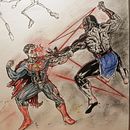 Meu projeto do curso: Ilustração para quadrinhos: a anatomia de um super-herói. Un projet de Illustration traditionnelle de Adilson Teixeira - 22.03.2020