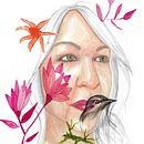 Mi Proyecto del curso: Retrato ilustrado en acuarela. Un proyecto de Ilustración tradicional de Coral Martinez Moreno - 21.03.2020