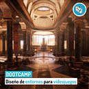 Bootcamp de Entornos 3D para videojuegos. 3D, Game Development, Art Direction, Lighting Design, Game Design, Set Design, 3D Modeling, L, scape Architecture, Stor, and telling project by Roger @ Level Up (Game Dev Hub) - 03.22.2020