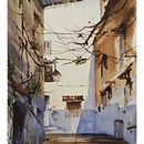 Mi Proyecto del curso: Paisajes urbanos en acuarela. Watercolor Painting project by Silvia Carreño Pareja - 03.23.2020