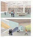 Downtown Los Angeles Elementary School. Un projet de Illustration architecturale, Architecture , et Design d'intérieur de Bianca Costa - 24.03.2020