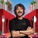 Ilustraciones de los cocineros Diego Guerrero y Javier Peña para Coca Cola.. Un proyecto de Ilustración digital de Alex de Marcos García - 24.03.2020