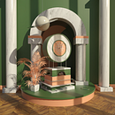 My project in Abstract Compositions with Cinema 4D course. Un progetto di 3D di Edgaras Žukauskas - 26.03.2020