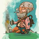 Ö llega a la Tierra . Un projet de B, e dessinée, Art conceptuel , et Conception de personnages de Salvador Sevillano - 24.03.2020