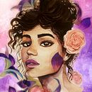My project in Illustrated Portrait in Watercolor course. Un projet de Aquarelle de Taghreed Ashi - 13.09.2020