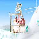 Jean Paul Gaultier Christmas Ski Resort. 3D, Animation, 3D Animation, Creativit, Art Direction, 3D Character Design, and 3D Modeling project by Tessa Doniga Johnson - 12.10.2019