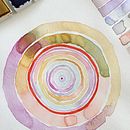 Ejercicios de introducción - Técnicas modernas de acuarela.. Un proyecto de Pintura a la acuarela de gisela_costa - 25.03.2020