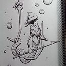 Algunos dibujos para el Inktober 2019. Desenho, e Design de personagens projeto de Cristian E. Di Módica - 27.03.2020