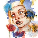 Mi Proyecto del curso: Retrato ilustrado en acuarela. Desenho a lápis, Desenho de retrato, Desenho digital, Ilustração digital, Pintura em aquarela, e Pintura digital projeto de Reyes Portas - 03.04.2020