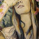 Mi Proyecto del curso: Retrato artístico en acuarela. Een project van  Portrettekening, Schilderij y Aquarelschilderen van Ani Azuela - 29.03.2020