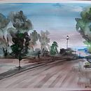 Mi Proyecto del curso: Paisajes urbanos en acuarela . Seni Rupa proyek oleh Alicia Fortea - 03.29.2020