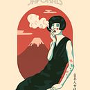 "Femme Japonais" ©2020 Hugo Giner.. Fine Arts, Drawing, Design, Poster Design, Graphic Design, Traditional illustration, Digital Illustration, and Vector Illustration project by Hugo Giner - 03.30.2020
