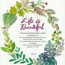 Beautiful Life Botanical illustration. Un proyecto de Ilustración botánica de Yee Pyn Yau - 16.04.2020