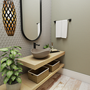 Banheiro. Arquitetura projeto de Karla Barbosa - 01.02.2020