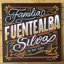 Letrero familiar - Fuentealba Silva. Projekt z dziedziny  Kaligrafia,  Pismo dekorac, jne, T i pografia użytkownika Luis Rojas Villarroel - 05.03.2019