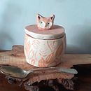 Zorro de bosque - contenedor . Arte și meșteșuguri și Ceramică de evelyntello - 04.01.2020