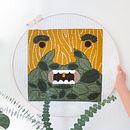 Mi Proyecto del curso: Bordado XL con aguja mágica. Embroider, Creativit, and Traditional illustration project by Lucia Naranjo - 04.01.2020