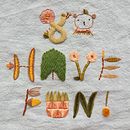 My Project for Introduction to Raised Embroidery. Artesanato projeto de Shu Ning Lim - 02.04.2020