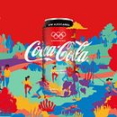 Coca-Cola Young Olympic Games. Traditional illustration, Packaging, and Product Design project by Vero Escalante - 12.02.2020