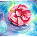Mi Proyecto del curso: Flor en agua. Een project van  Beeldende kunst van Ceidy López González - 03.04.2020