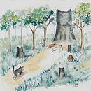 Mi Proyecto del curso: Ilustración en acuarela con influencia japonesa Ein Projekt aus dem Bereich Kinderillustration von Tamara Cea - 03.04.2020