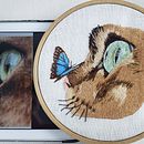 Meu projeto do curso: Needle painting para principiantes. Een project van Borduurwerk van Gê Abecia - 03.04.2020