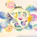 My project in Embroidery and Watercolor Basic Techniques course. Projekt z dziedziny  Haft użytkownika Flávia Vendramin - 03.04.2020