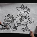 Mi Proyecto del curso: Introducción a la creación de personajes estilo cartoon. Een project van  Tekening van guille_estevez - 03.04.2020