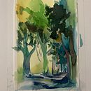 Meu projeto do curso: Técnicas experimentais de aquarela para principiantes . Un proyecto de Pintura a la acuarela de Leo Souza Rodrigues - 03.04.2020
