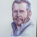Retrato en acuarela, primer intento :) . Een project van Aquarelschilderen van Henar - 03.04.2020