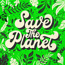 Save the planet!. Caligrafia, H, Lettering, Lettering, Tipografia, e Desenho tipográfico projeto de Ale Hernández - 03.04.2020