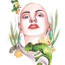 My project in Illustrated Portrait in Watercolor course. Projekt z dziedziny  użytkownika Suhaila Moidunny - 04.04.2020
