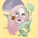 My project in Illustrated Portrait in Watercolor course. Un projet de Dessin artistique, Design , Illustration numérique, Illustration traditionnelle , et Dessin de portrait de yaseka_art - 04.04.2020